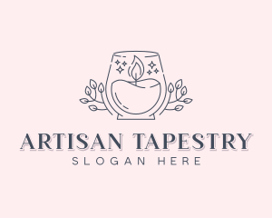 Artisanal Candle Souvenir logo design