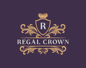 Crown Regal Monarchy logo design