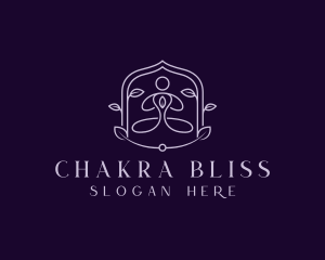 Yoga Wellness Meditation Healing logo design