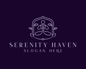 Yoga Wellness Meditation Healing logo design