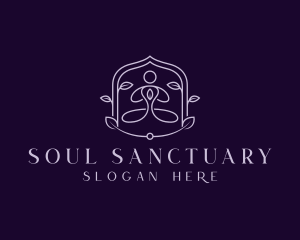 Spirituality - Yoga Wellness Meditate logo design
