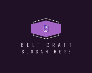 Belt - Minimalist Retro Badge logo design