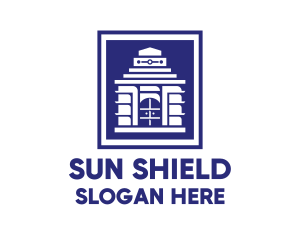 Modern Konark Sun Temple logo design