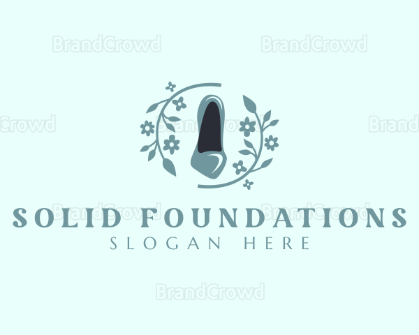 Stylish Floral Stilettos Logo