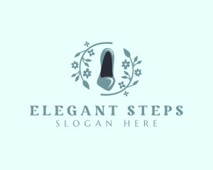 Stylish Floral Stilettos  logo design