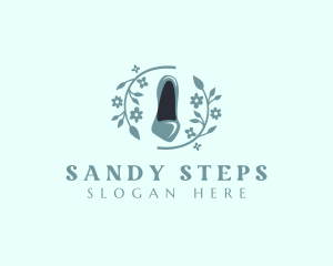 Stylish Floral Stilettos  logo design