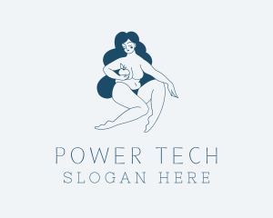 Lady - Sexy Woman Plus Size logo design