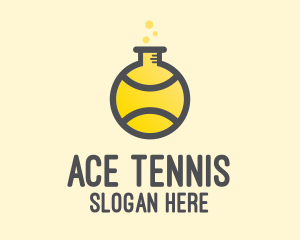 Tennis - Tennis Ball Lab logo design
