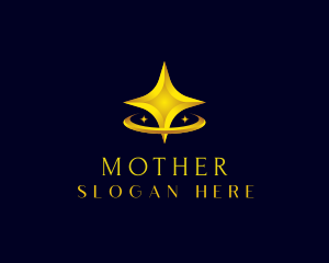 Fortune Telling - Orbit Astrological Star logo design