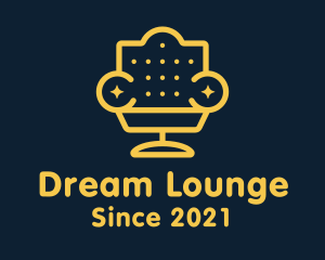 Cushion Lounge Armchair logo design