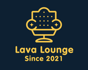 Cushion Lounge Armchair logo design