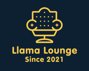 Cushion Lounge Armchair logo design