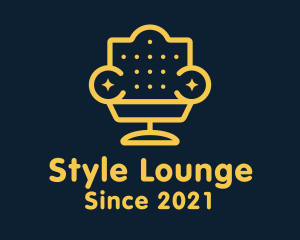 Cushion Lounge Armchair logo design