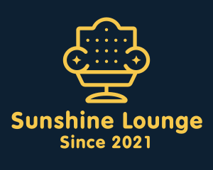 Cushion Lounge Armchair logo design