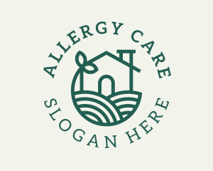 Agriculture Plant Home logo design