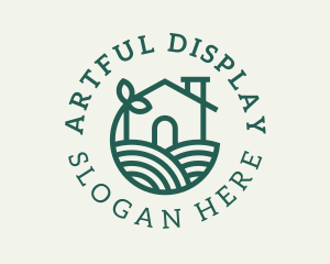 Agriculture Plant Home logo design