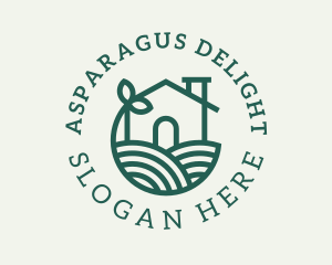 Agriculture Plant Home logo design