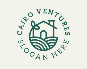 Agriculture Plant Home logo design