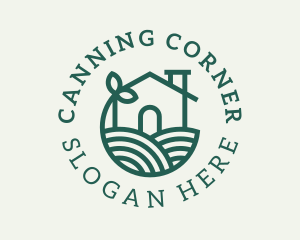 Agriculture Plant Home logo design