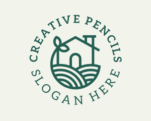 Agriculture Plant Home logo design