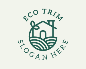 Agriculture Plant Home logo design