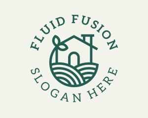 Agriculture Plant Home logo design