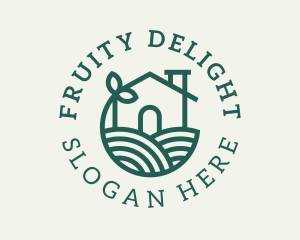 Agriculture Plant Home logo design