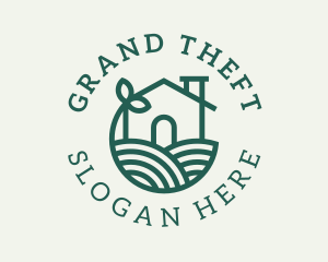 Agriculture Plant House logo design