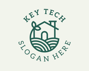 Agriculture Plant Home logo design