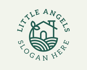 Agriculture Plant Home logo design