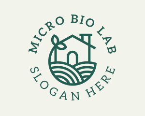 Agriculture Plant Home logo design