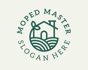 Agriculture Plant Home logo design