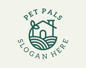 Agriculture Plant Home logo design