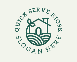 Agriculture Plant Home logo design