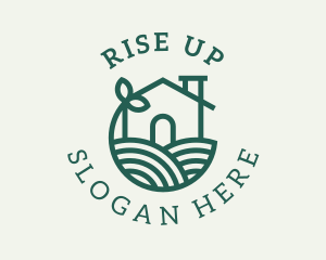 Agriculture Plant Home logo design