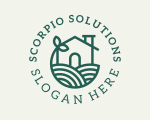 Agriculture Plant Home logo design