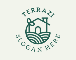 Agriculture Plant Home logo design