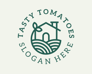 Agriculture Plant Home logo design