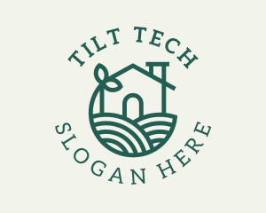 Agriculture Plant Home logo design