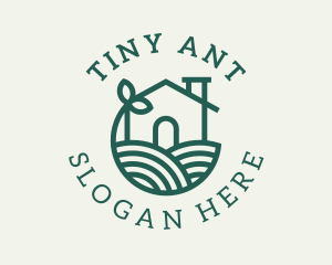 Agriculture Plant House logo design