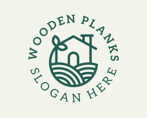 Agriculture Plant Home logo design