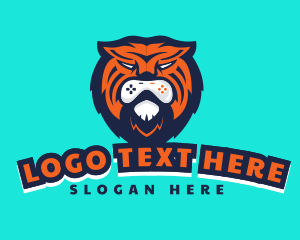 Pubg - Tiger Gaming Controller logo design