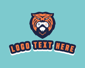 Gamer Youtuber - Tiger Gaming Esport Controller logo design