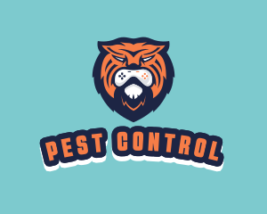 Tiger Gaming Esport Controller logo design