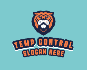 Tiger Gaming Esport Controller logo design