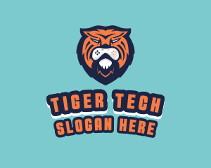 Tiger Gaming Esport Controller logo design