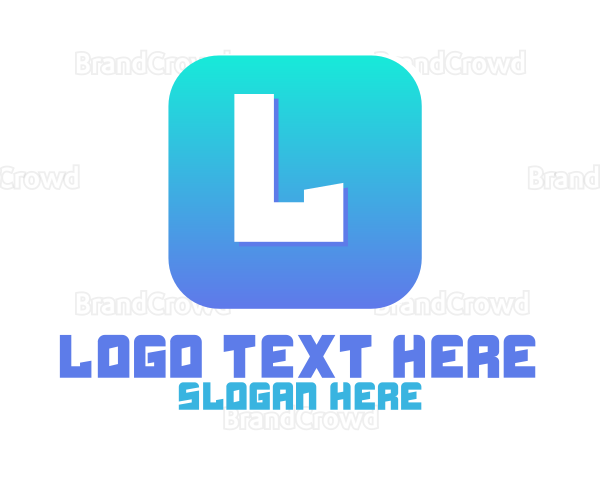 Blue Gradient App Logo