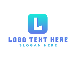 Blue Gradient App Logo