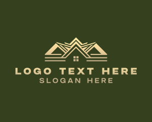 Roofing - Property Renovation Contractor logo design