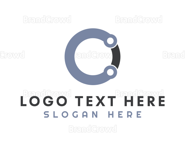 Round Business Letter C Logo